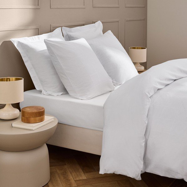 Biela plachta 160x200 cm Linella – douceur d'intérieur