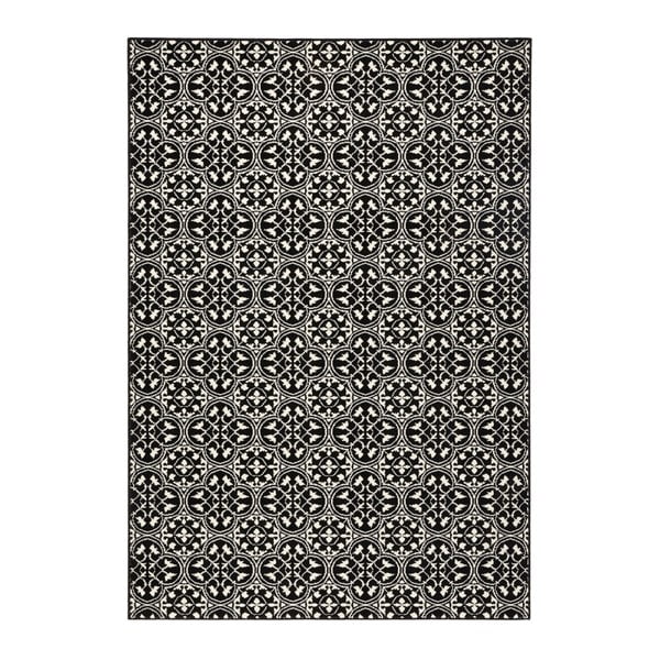 Čierny koberec Hanse Home Gloria Pattern, 80 x 150 cm