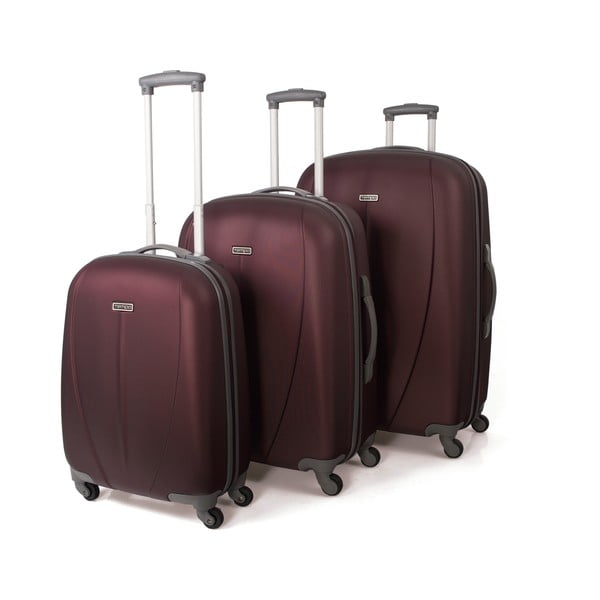 Set 3 cestovných kufrov Tempo Vino