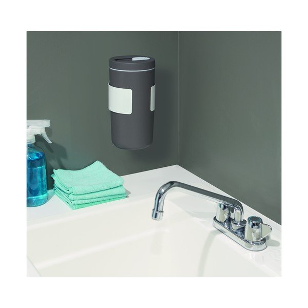 Sivý zásobník na vreckovky iDesign Clean-image-1