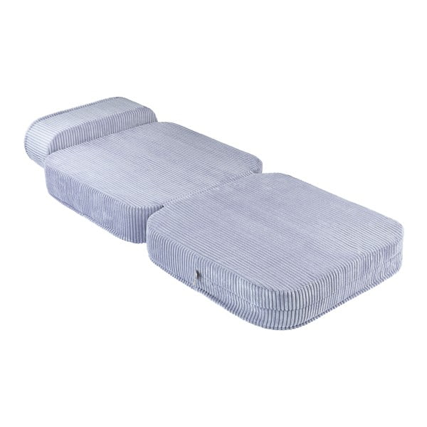 Modré menčestrové detské kresielko Flip – Wigiwama-image-2