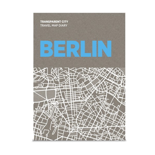 Mapa na poznámky Palomar Transparent City Berlín