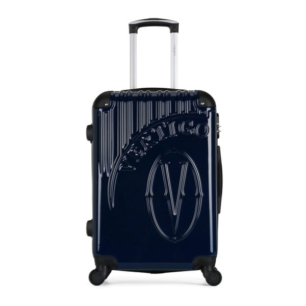 Tmavomodrý cestovný kufor na kolieskach VERTIGO Valise Grand Format Duro, 47 × 72 cm