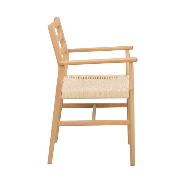 Jedálenská stolička v prírodnej farbe Harlan – Rowico-image-3