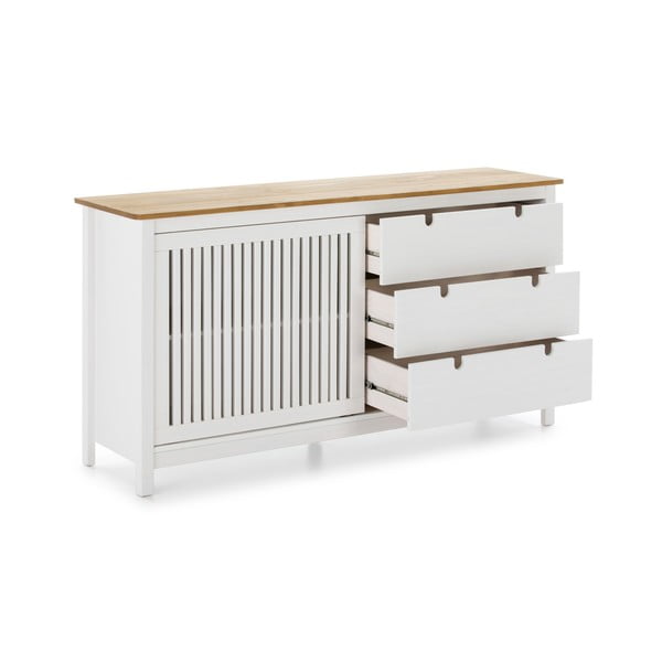 Biela drevená komoda Marckeric Bruna-image-4