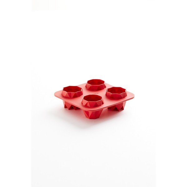 Červená silikónová forma na pečenie Lékué Fortune Origami-image-1