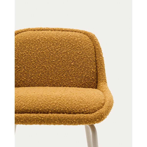 Barová stolička v horčicovej farbe (výška sedadla 65 cm) Aimin – Kave Home-image-3