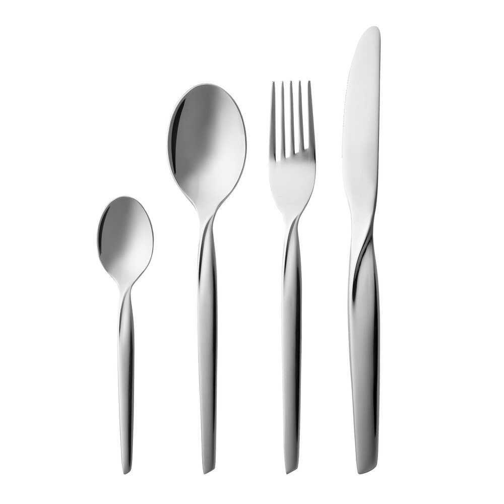 Antikoro príbor v striebornej farbe 16 ks Twist – Gense