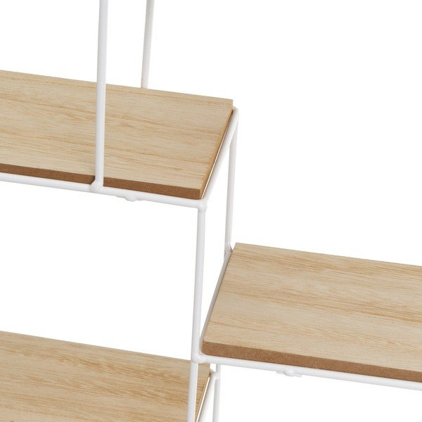 Poschodová polica v bielo-prírodnej farbe 50 cm – Casa Selección-image-2