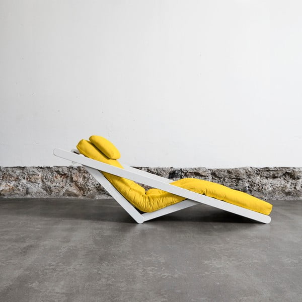 Variabilná leňoška Karup Figo White/Amarillo-image-1