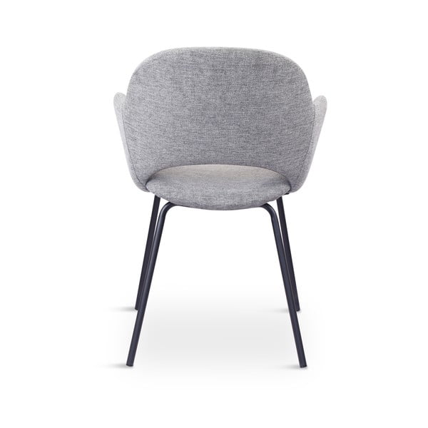 Svetlosivé čalúnené jedálenské kreslá v súprave 2 ks Rowley – Unique Furniture-image-3