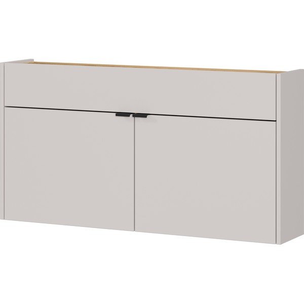Krémovobiela závesná skrinka 110x57x22 cm Ameca – Germania