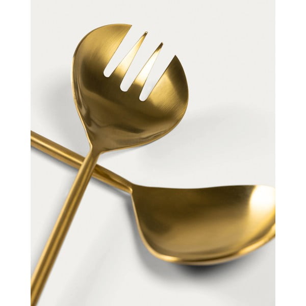 Antikoro šalátový príbor 2 ks Lite – Kave Home-image-1