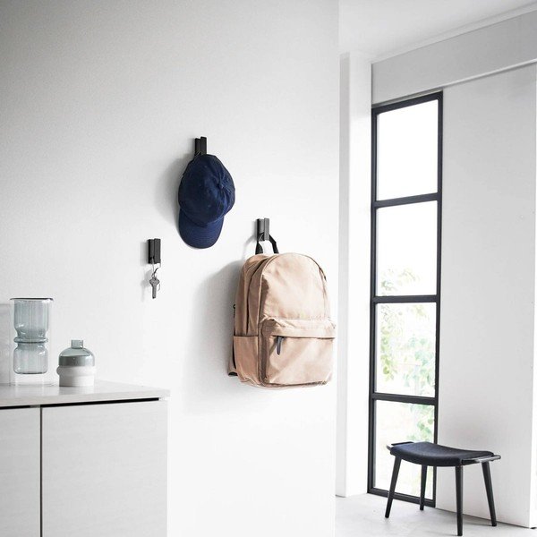 Čierne nástenné kovové háčiky v súprave 3 ks Tower – YAMAZAKI-image-4