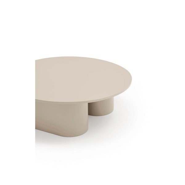 Krémovobiely konferenčný stolík 110x111 cm Totem – Teulat-image-2