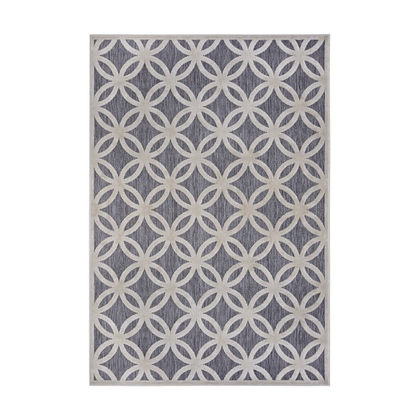 Sivý koberec 133x190 cm Iconic Circle – Hanse Home