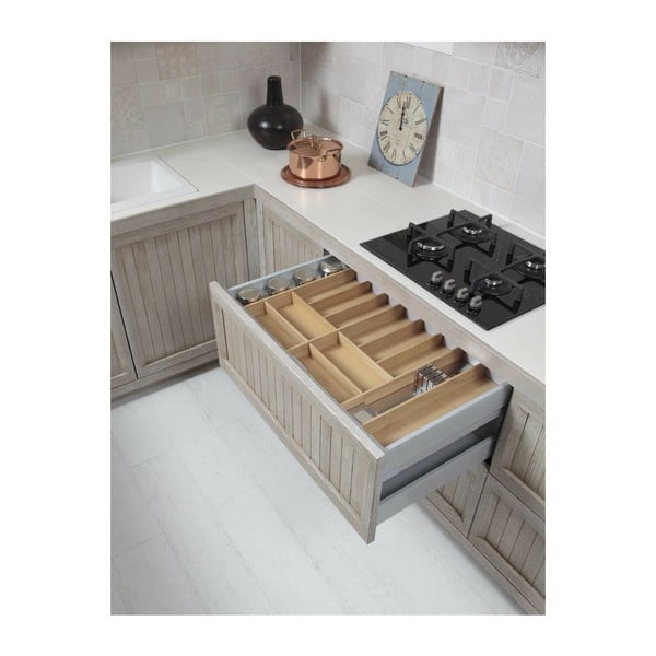 Biely príborník do zásuvky 33 x 47 cm Wood Line – Elletipi-image-1