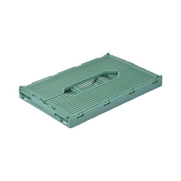 Svetlozelený plastový úložný box 40x30x17 cm – Homéa-image-4