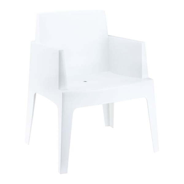 Biela záhradná stolička Resol Urban