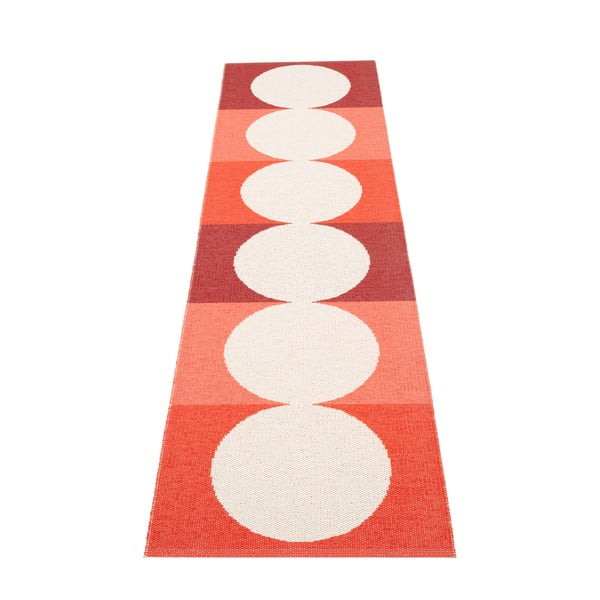 Červeno-krémový vnútorný a vonkajší behúň 70x280 cm Otto Berry – Pappelina-image-2