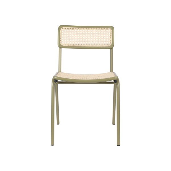 Zelené ratanové jedálenské stoličky v súprave 2 ks Jort - Zuiver-image-3