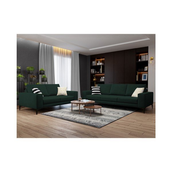 Zelená pohovka Cosmopolitan Design Lugano, 239 cm-image-4