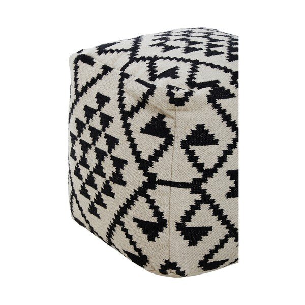 Čierno-biely taburet Cefena – Premier Housewares-image-2