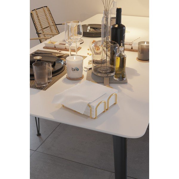 Stojan na obrúsky v zlatej farbe Homefesto Kare-image-1