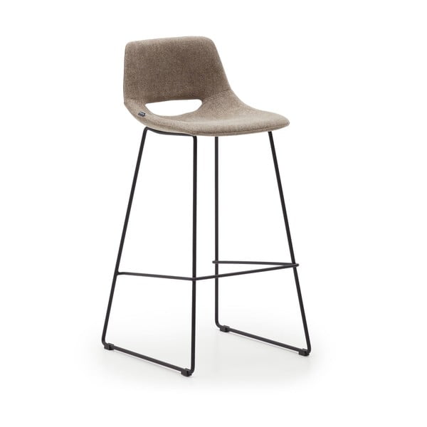 Svetlohnedá barová stolička (výška sedadla 76 cm) Zahara – Kave Home