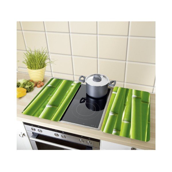 Sklenený kryt na sporák Bamboo, 2 ks-image-3