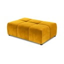 Žltý zamatový modul pohovky Rome Velvet - Cosmopolitan Design