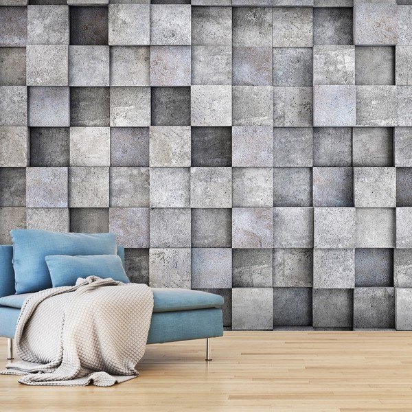 Veľkoformátová tapeta Bimago Consrete Cube, 400 x 280 cm-image-1