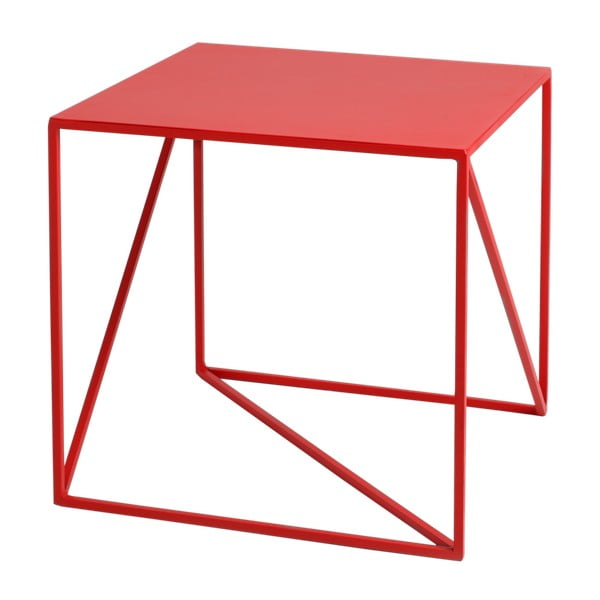 Červený odkladací stolík Custom Form Memo