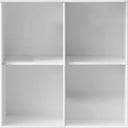 Biely modulárny policový systém 68,5x69 cm Mistral Kubus - Hammel Furniture