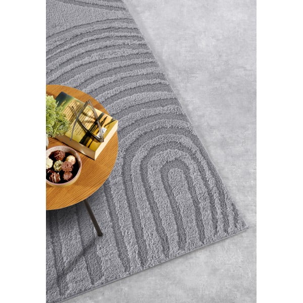 Sivý koberec 160x235 cm Pigment Light Grey – Elle Decoration-image-2