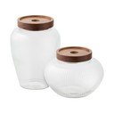 Sklenené dózy v súprave 2 ks Maya – House Nordic