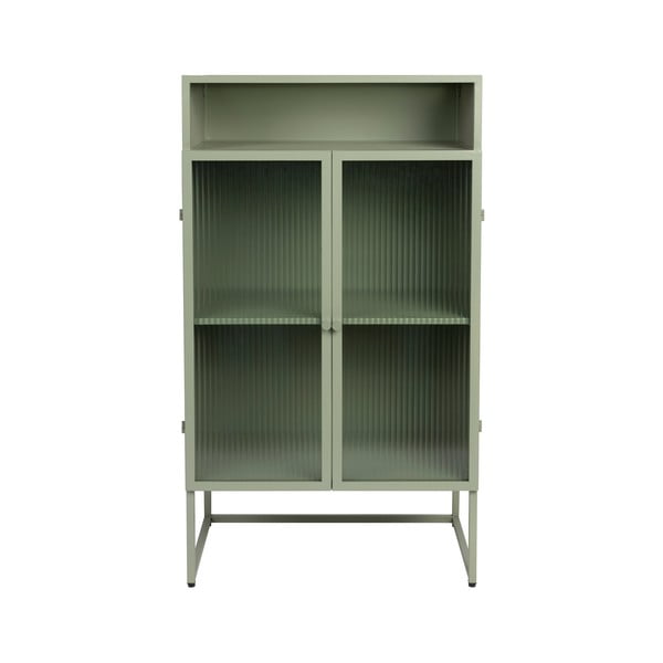 Zelená vitrína 60x105 cm Herbe - White Label