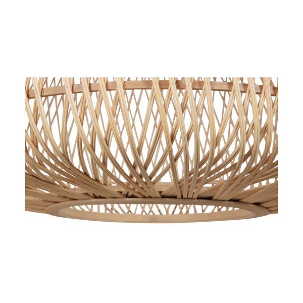 Prírodná závesná lampa z bambusu WOOOD Moza, ø 36 cm-image-1