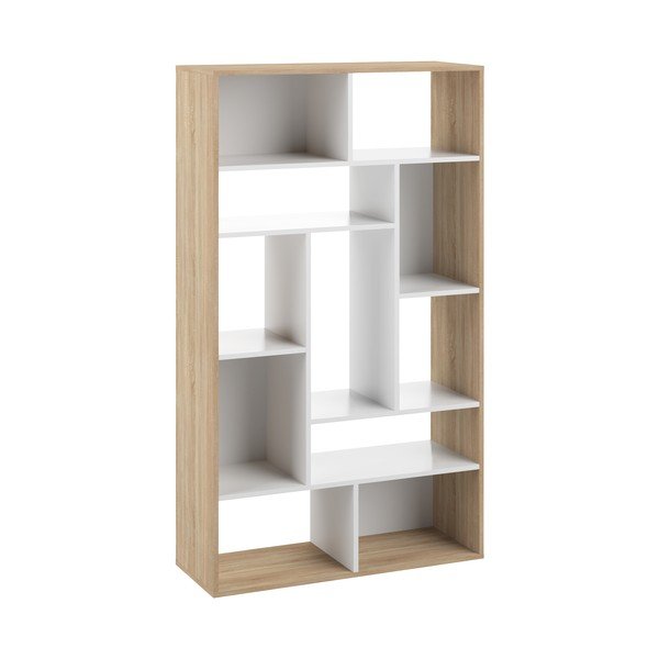 Biela knižnica v dekore duba 91x163 cm Seoul - TemaHome -image-2