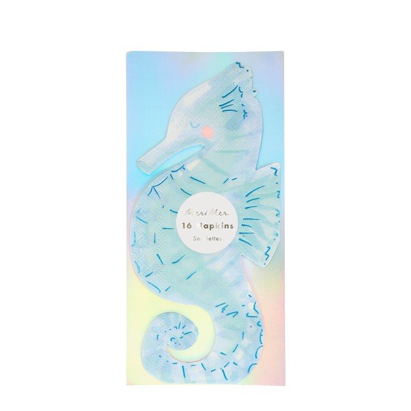 Papierové obrúsky v súprave 16 ks Seahorse – Meri Meri-image-2