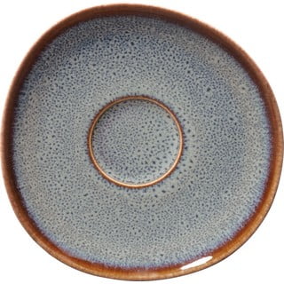 Sivo-hnedá kameninový tanierik Villeroy & Boch Like Lave, 15,5 x 15 cm