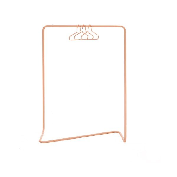 Oceľový stojan na oblečenie v lososovej farbe 118x160x57 cm Hang-On – Spinder Design-image-3