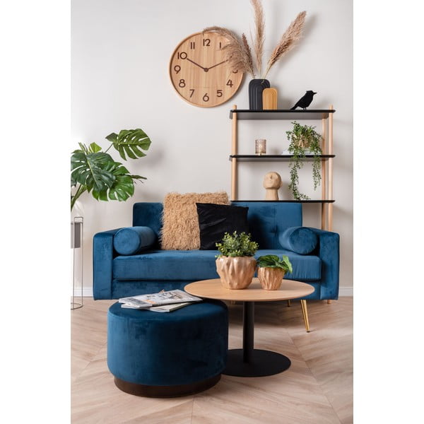 Čierny zamatový vankúš PT LIVING Tender, 40 x 40 cm-image-1