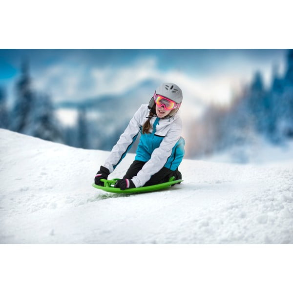 Zelený sánkovací tanier Gizmo Meteor, ⌀ 70 cm-image-1