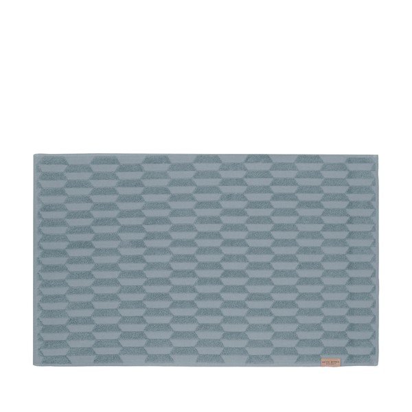 Svetlozelená kúpeľňová predložka 50x80 cm Geo – Mette Ditmer Denmark