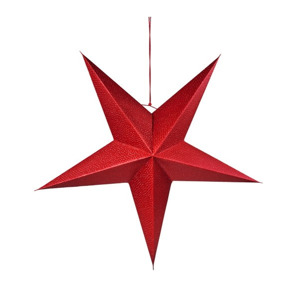 Červená papierová dekoratívna hviezda Butlers Magica, ⌀ 60 cm