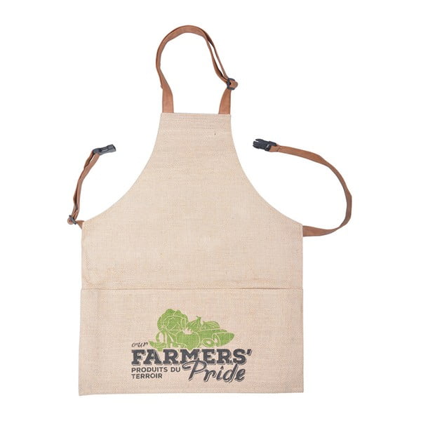 Béžová záhradnícka zástera Esschert Design Farmers