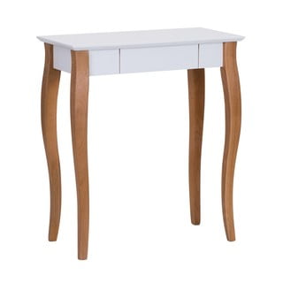 Biely písací stôl Ragaba Lillo, dĺžka 65 cm