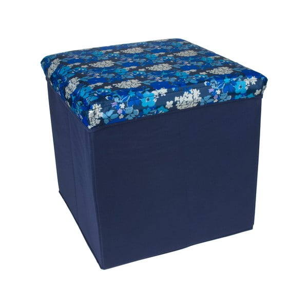 Skladacia úložná krabica Blue Flowers