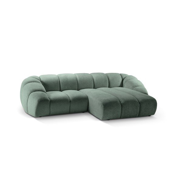 Svetlozelená rohová pohovka (pravý roh) Diana – Micadoni -image-2